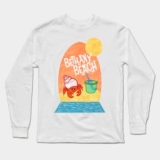 Bethany Beach Hermit Crab Long Sleeve T-Shirt